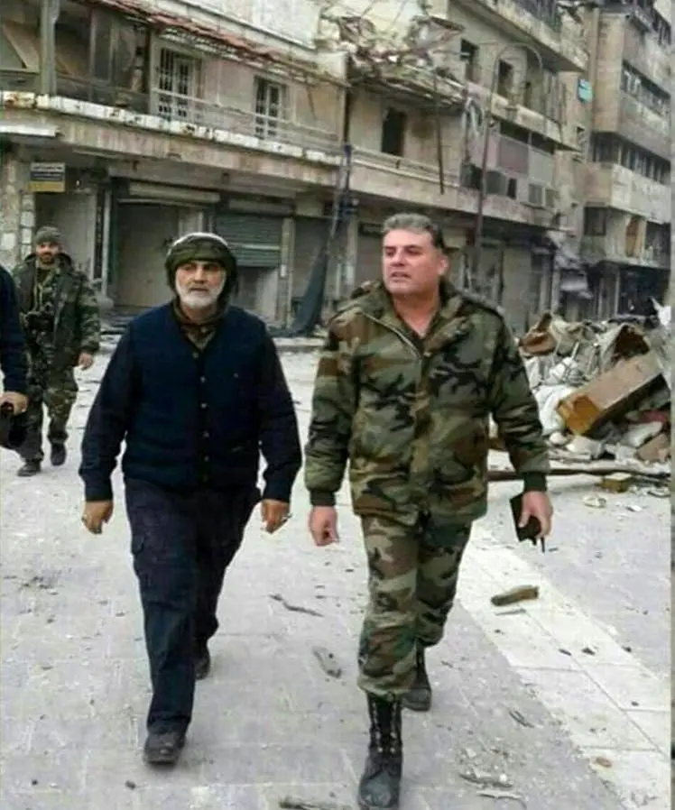 عکس/ سردار قاسم سلیمانی را در حلب ببینید