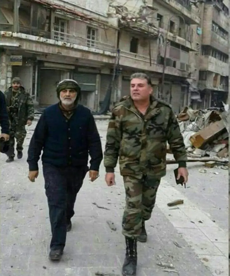 عکس/ سردار قاسم سلیمانی را در حلب ببینید
