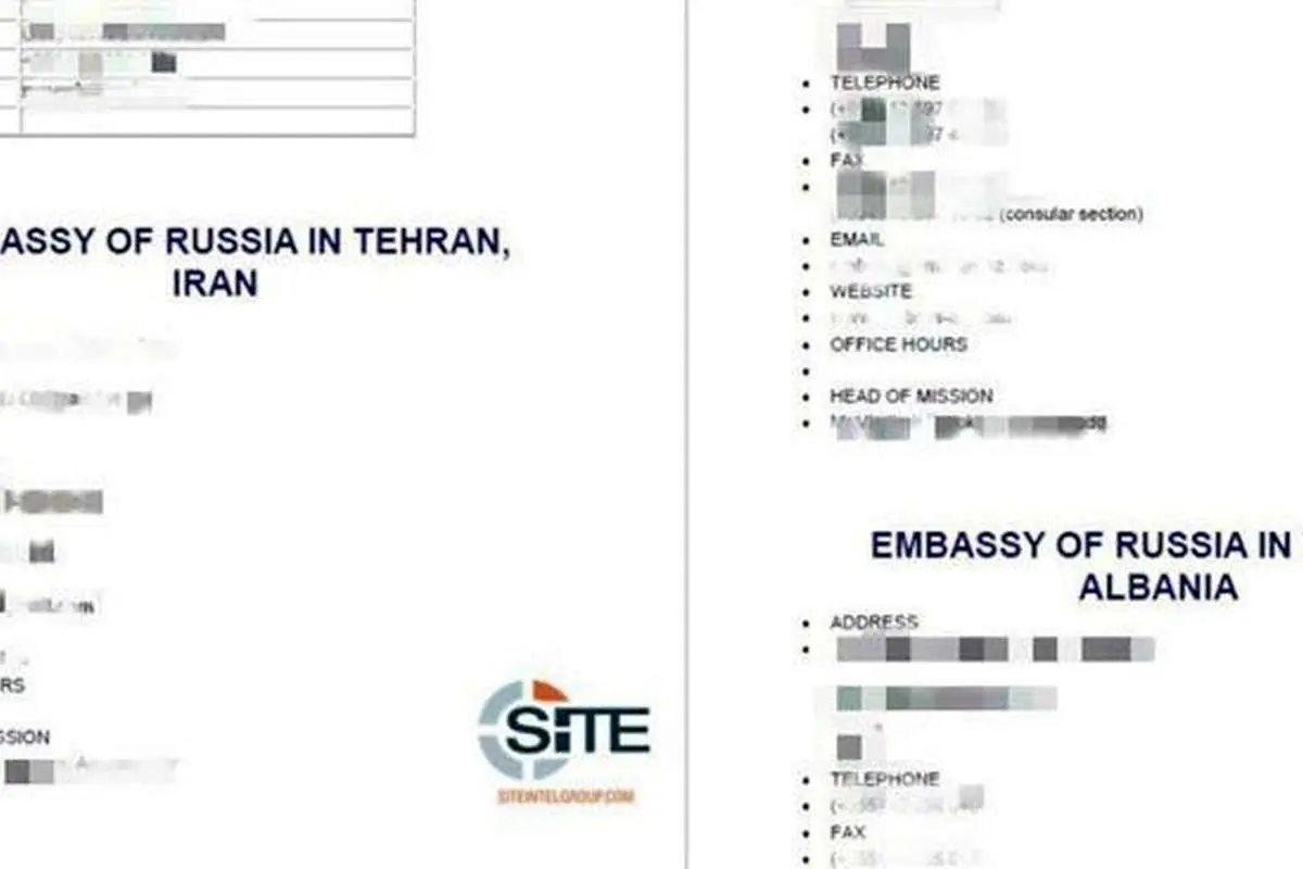 تهدید داعش برای حمله به سفارت روسیه در تهران