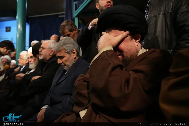 (تصاویر) گریه سیدحسن خمینی برای هاشمی