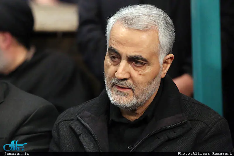حضور سردار سلیمانی در بیت آیت‌الله هاشمی