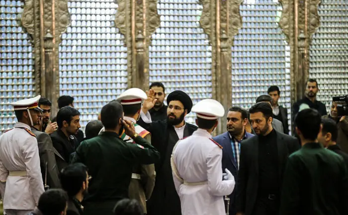 (تصاویر) مراسم خاکسپاری آیت‌الله هاشمی