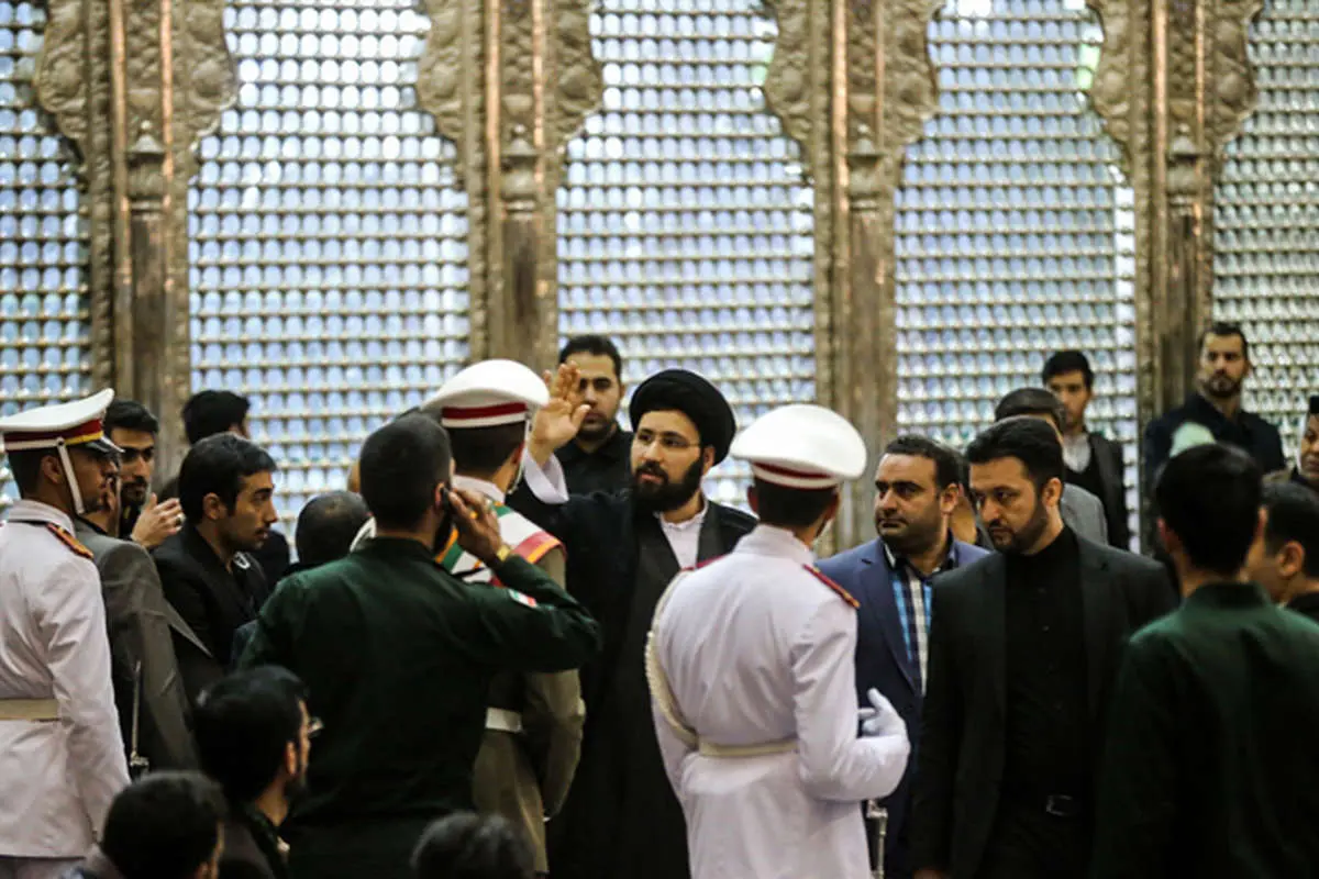 (تصاویر) مراسم خاکسپاری آیتالله هاشمی