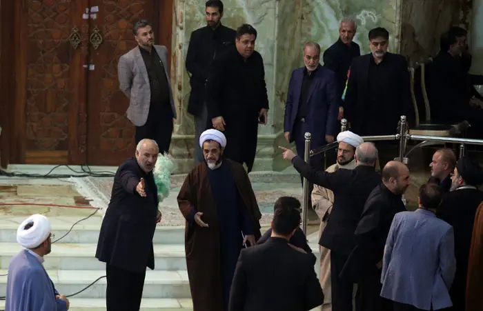 (تصاویر) مقامات و چهره‌ها در هفتم آیت‌الله هاشمی