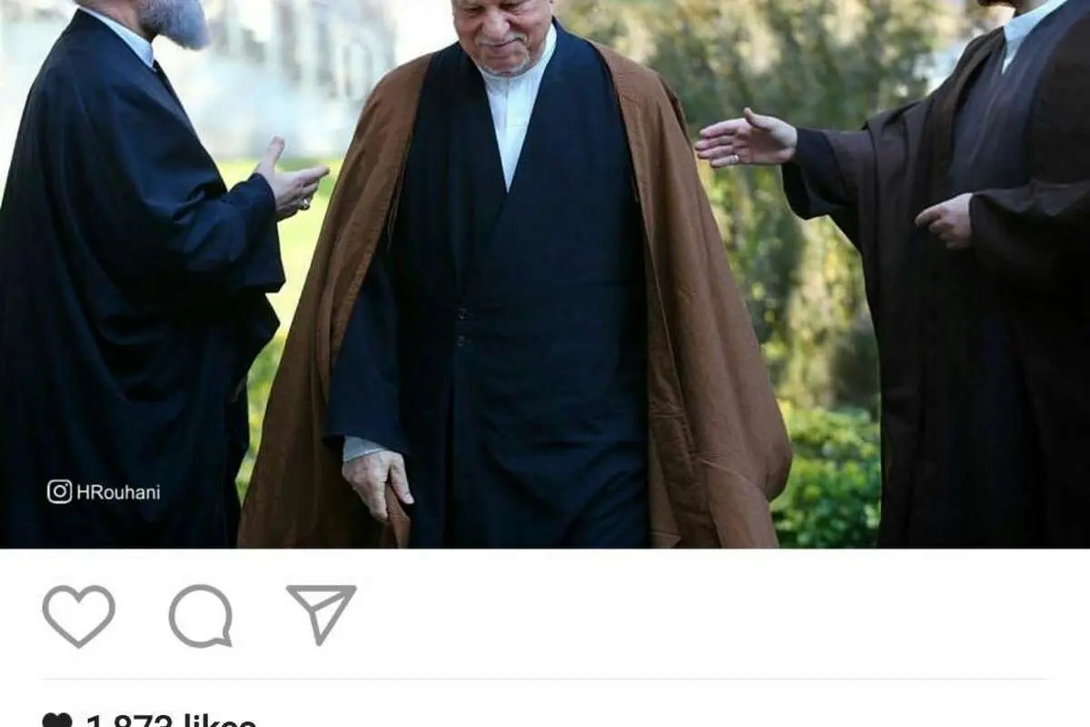 عکسی جالب از آیت الله هاشمی، روحانی و سید حسن خمینی