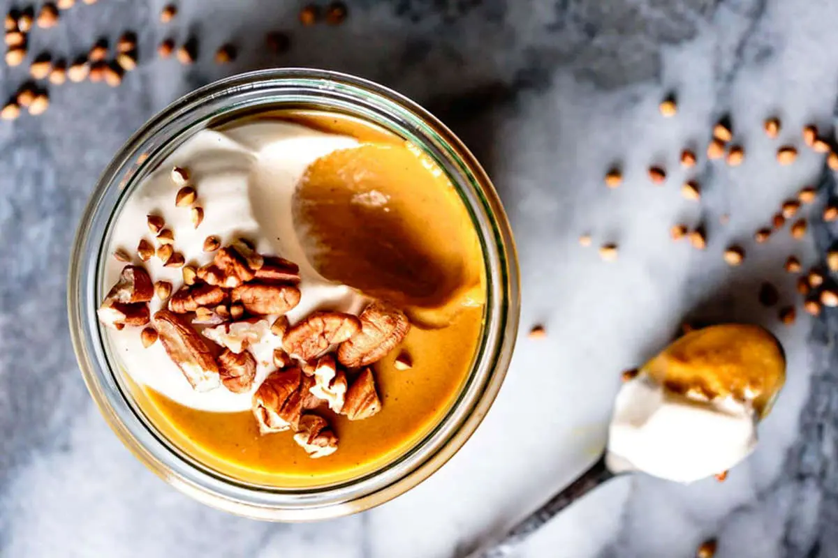 دسر بستنی کدو حلوایی؛ دسر خوشمزه با عطر و بوی پاییز 