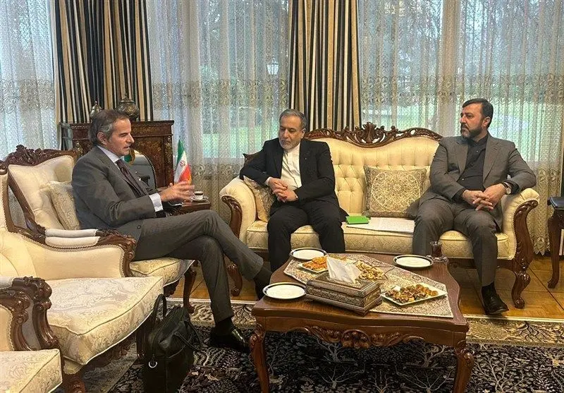 جزئیاتی از دیدار مدیرکل آژانس بین‌المللی انرژی اتمی با عراقچی