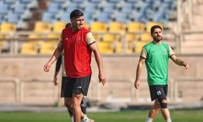 تصاویر؛ تمرین پرنشاط پرسپولیسی‌ها در هوای آلوده تهران