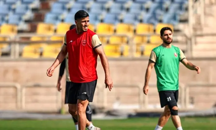 تصاویر؛ تمرین پرنشاط پرسپولیسی‌ها در هوای آلوده تهران