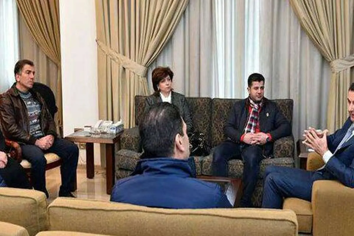 پخش تصاویر اسد از تلویزیون پس از شایعات اخیر