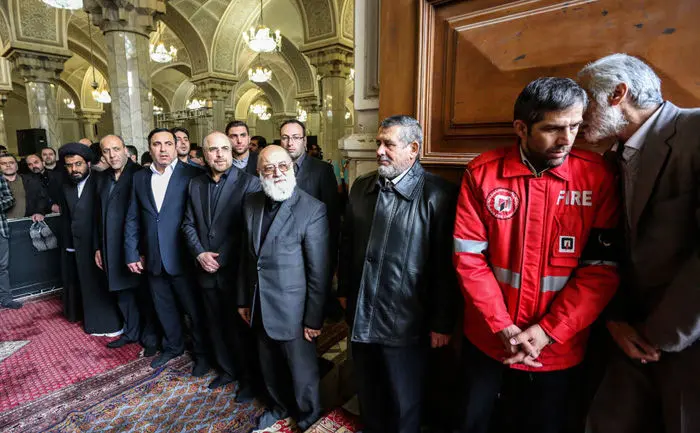 (تصاویر) مراسم یادبود آتش‌نشانان شهید