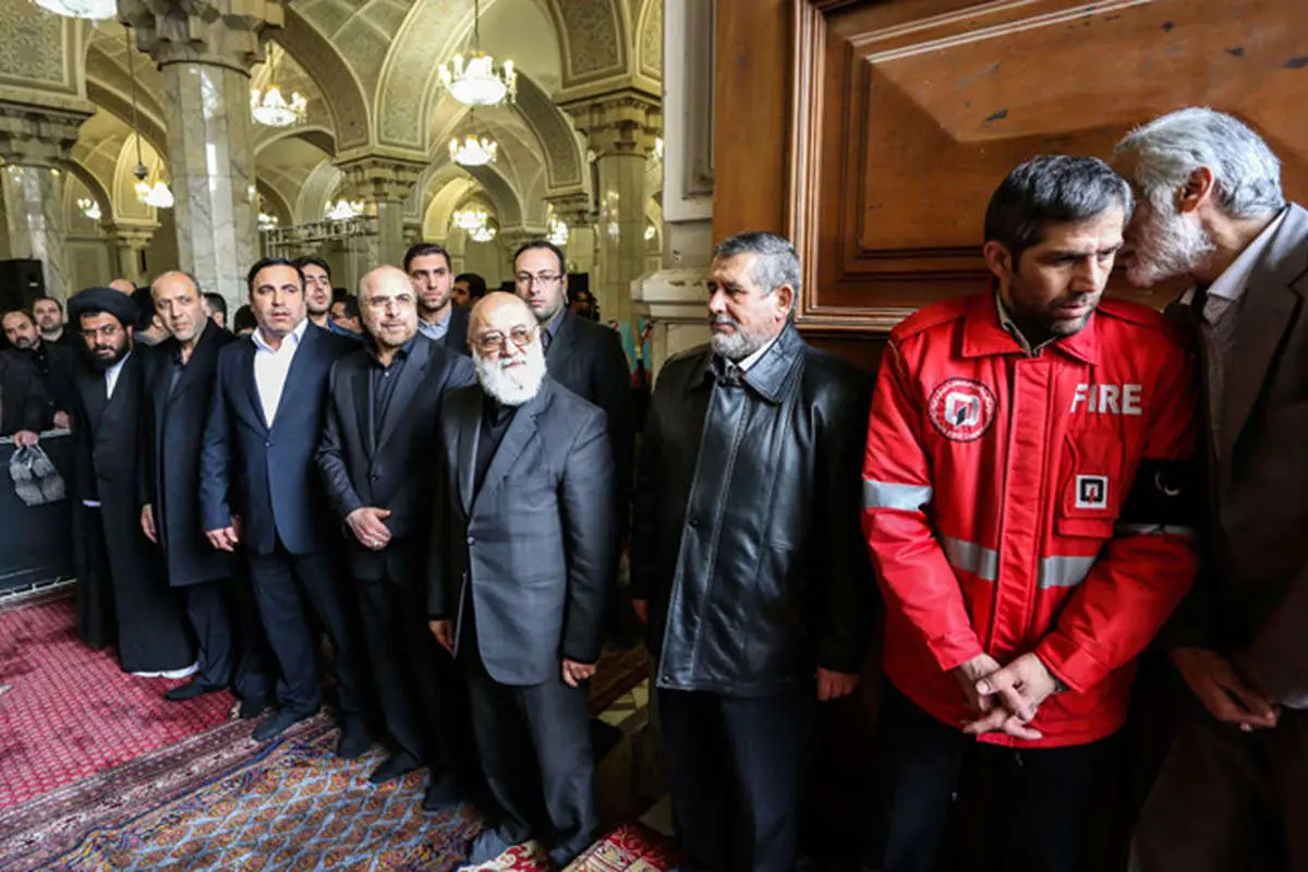 (تصاویر) مراسم یادبود آتشنشانان شهید