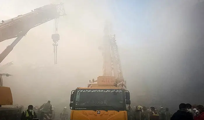 (تصاویر) دومین روز عملیات نجات در پلاسکو