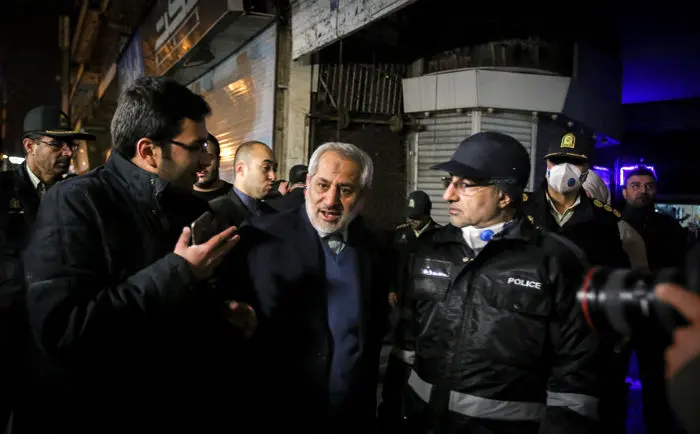 (تصاویر) تخریب ساختمان مجاور پلاسکو