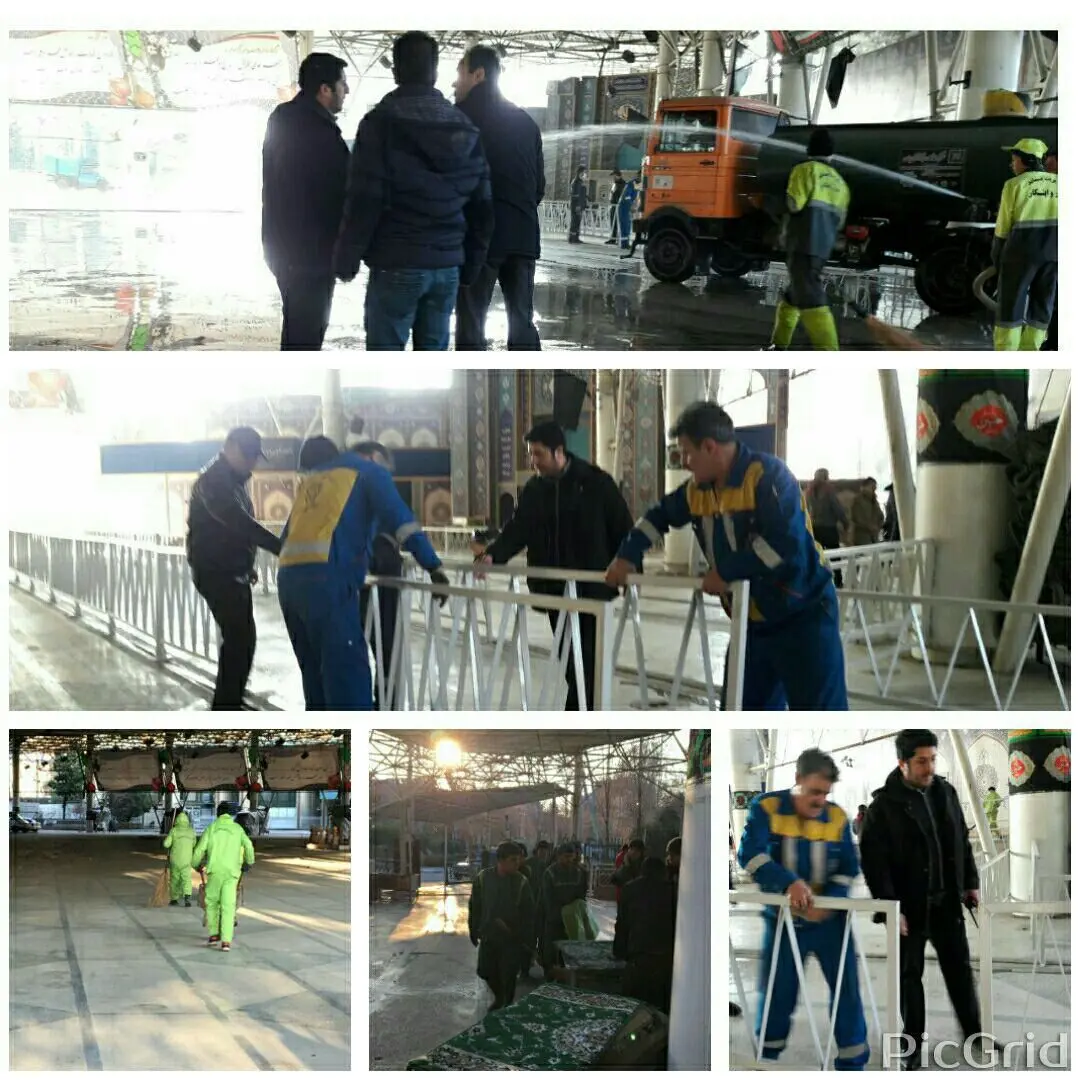 آمادگی برای برگزاری تشییع پیکر آتش نشانان
