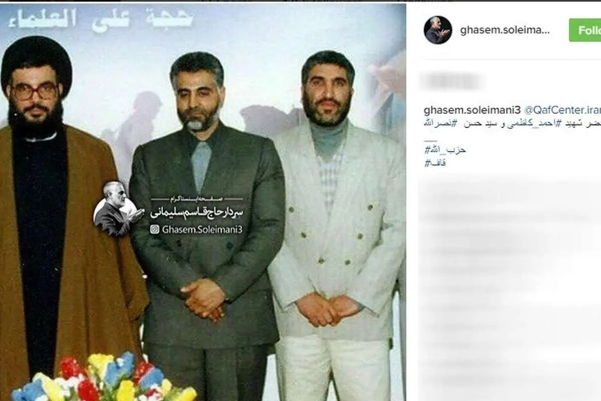 (تصویر) سردار سلیمانی و سیدحسن نصرالله در جوانی