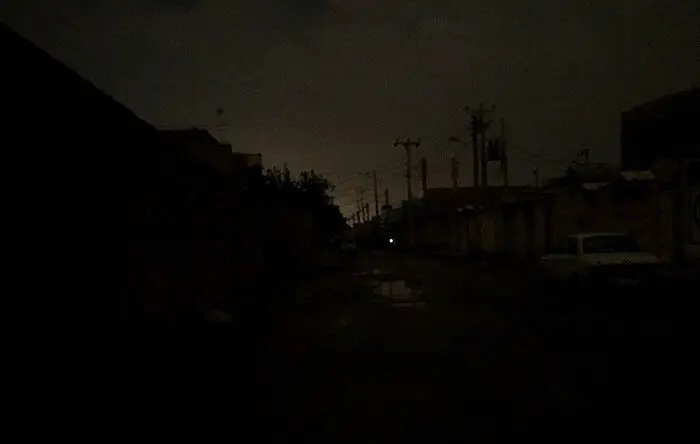 (تصاویر) خاموشیِ اهواز