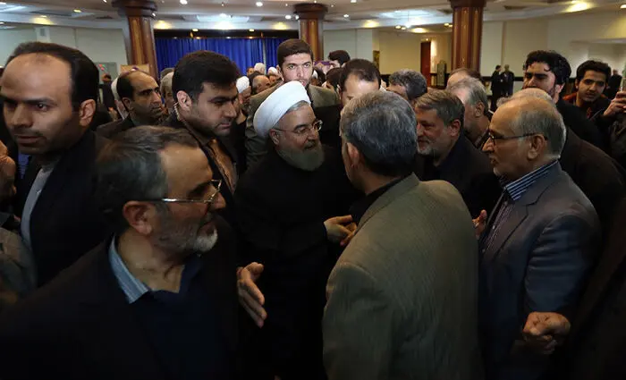 (تصاویر) مقامات در چهلم آیت‌الله هاشمی