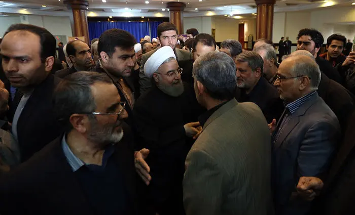 (تصاویر) مقامات در چهلم آیت‌الله هاشمی
