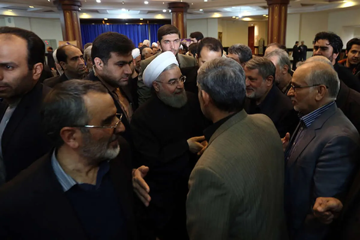 (تصاویر) مقامات در چهلم آیتالله هاشمی