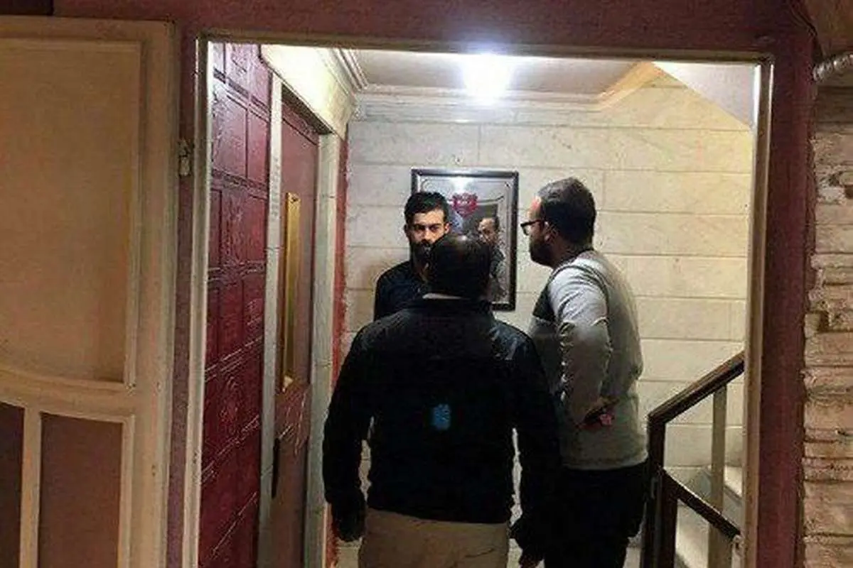 (عکس) رامین رضاییان در ساختمان باشگاه پرسپولیس