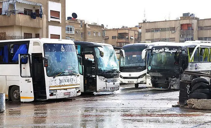 (تصاویر) انفجار تروریستی در دمشق