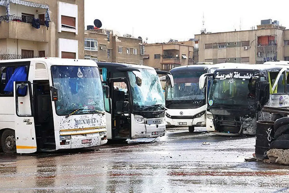 (تصاویر) انفجار تروریستی در دمشق