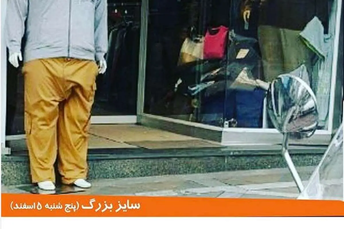 کنایه ضرغامی: سایز بزرگ مال آدمهای خاص است