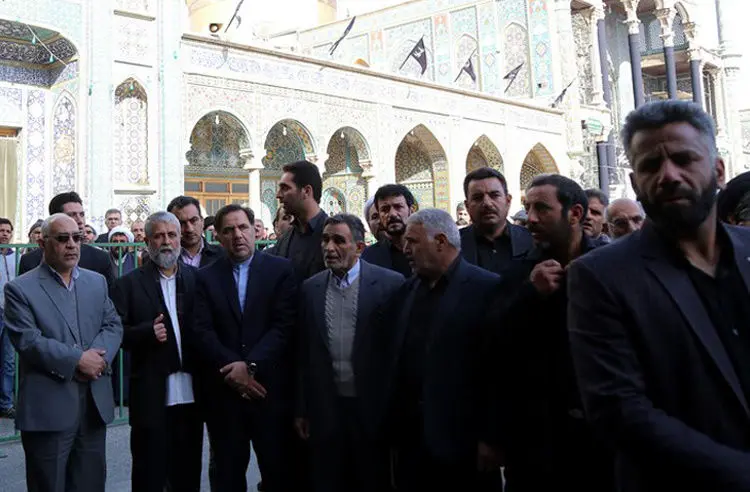(تصاویر) مراسم تشییع حجت‌الاسلام قرهی