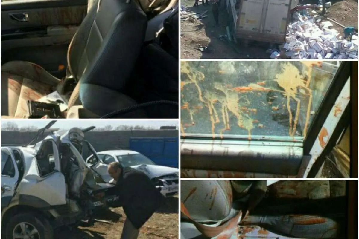 (عکس) خودروی افشین یداللهی پس از تصادف