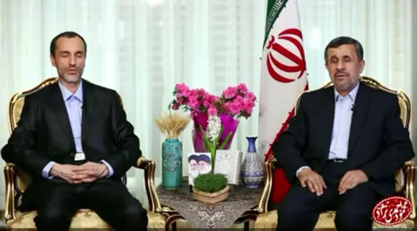 پیام نوروزی احمدی‌نژاد در کنار بقایی!