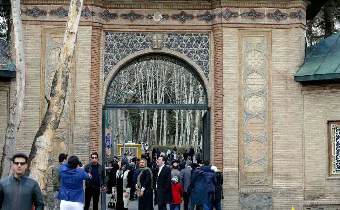 (تصاویر)گردشگران در کاخ موزه سعدآباد