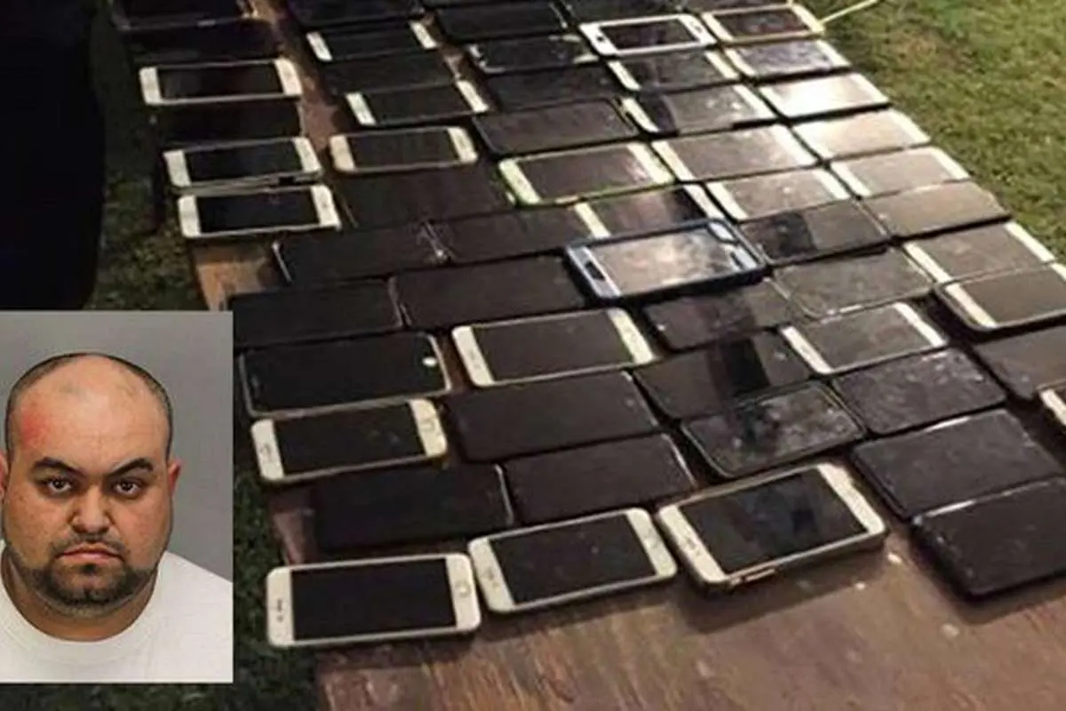 دستگیری سارقی با یک کولهپشتی آیفون