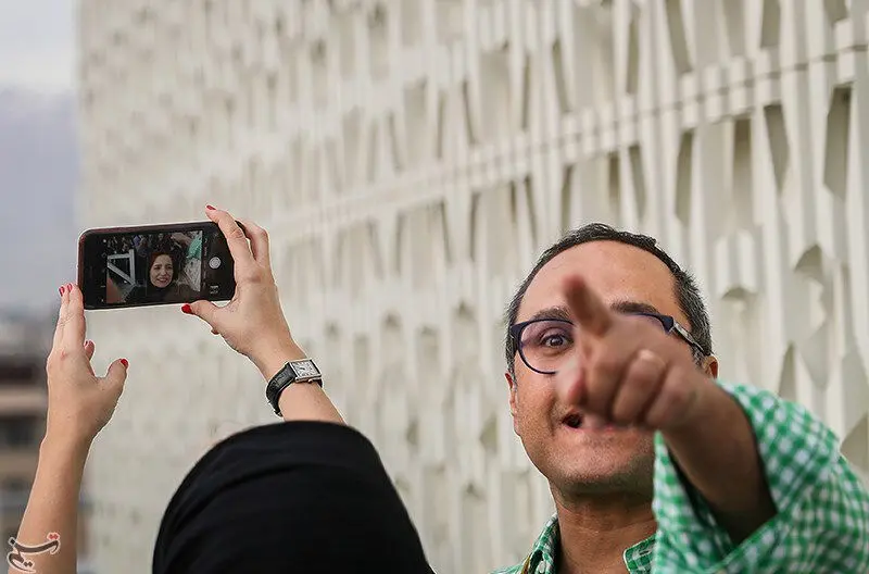 (تصاویر) رامبد جوان و همسرش در جشنواره جهانی فجر