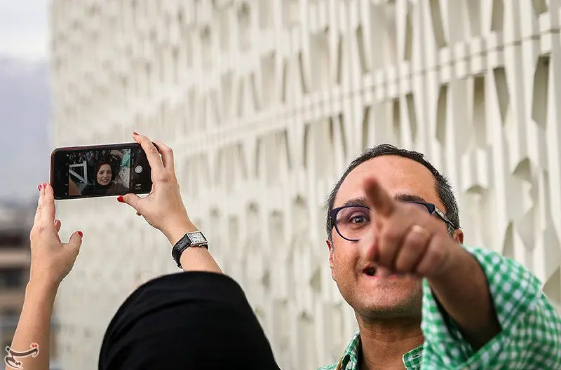 (تصاویر) رامبد جوان و همسرش در جشنواره جهانی فجر
