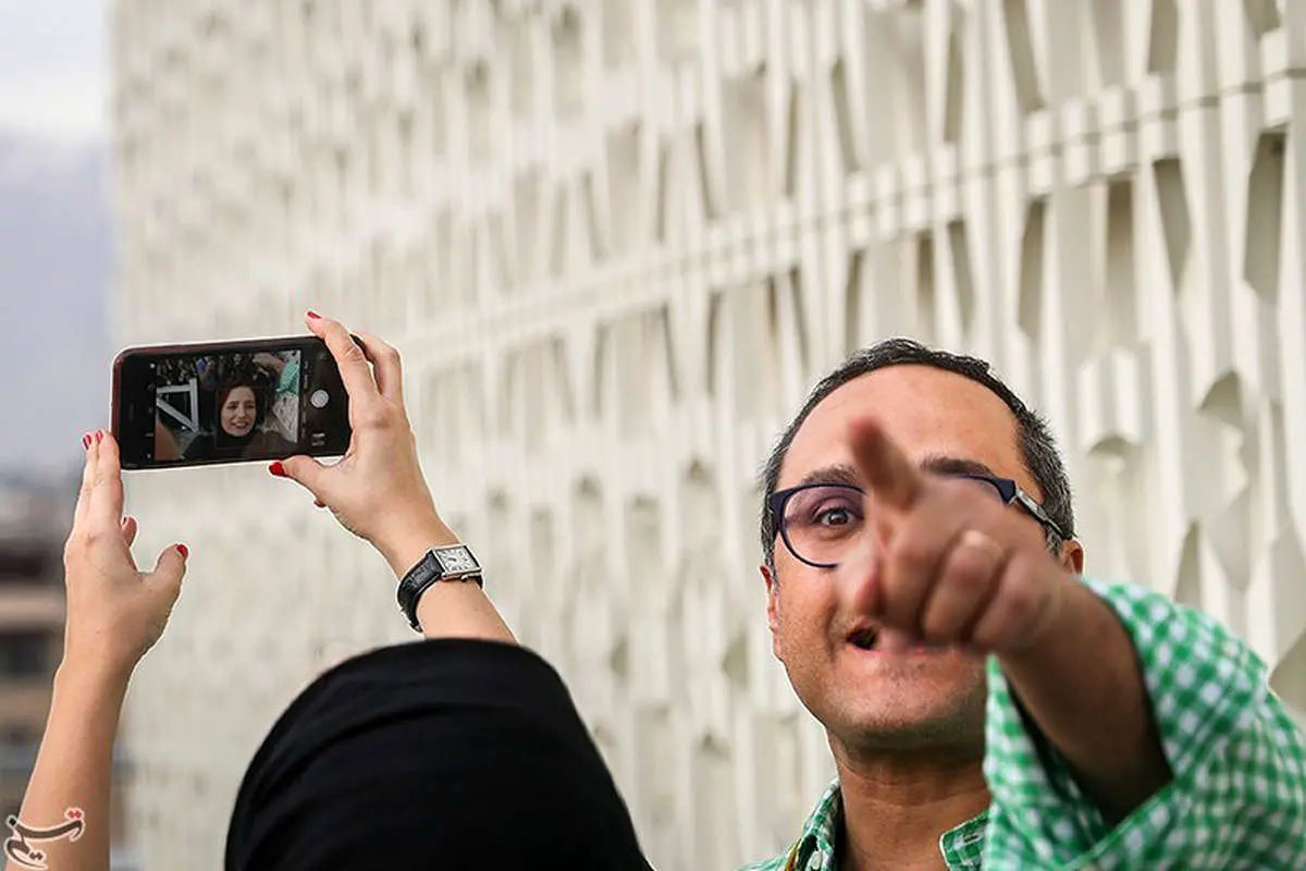 (تصاویر) رامبد جوان و همسرش در جشنواره جهانی فجر