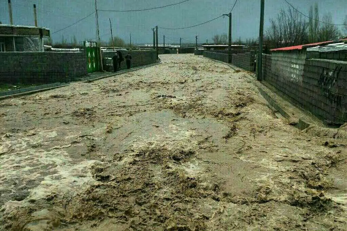 هجوم سیل به ارومیه