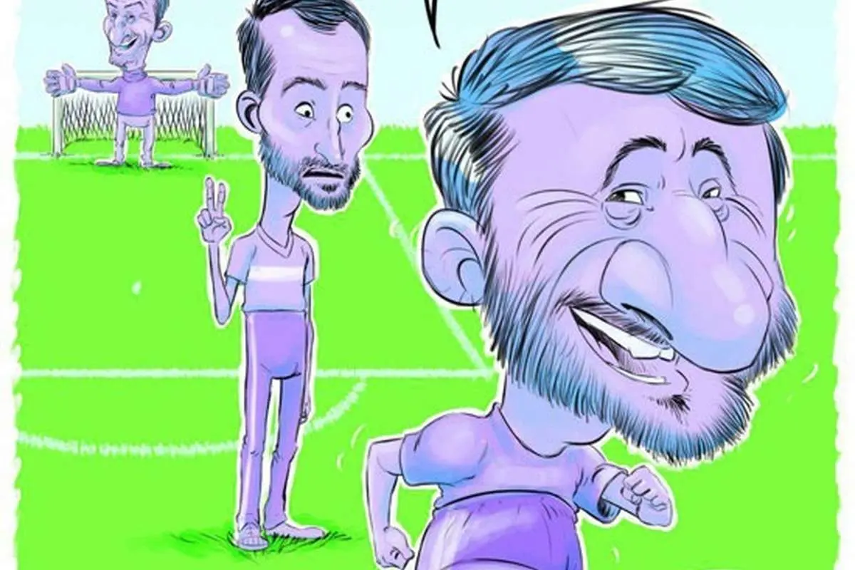 (کاریکاتور) احمدی نژاد اینطوری بقایی را جا گذاشت!