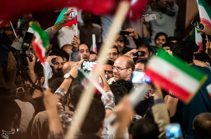 (تصاویر) اجتماع هواداران قالیباف در تهران