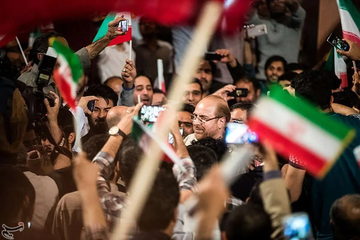 (تصاویر) اجتماع هواداران قالیباف در تهران