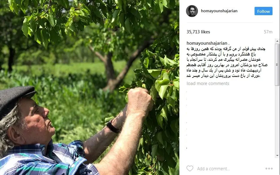 تازه‌ترین عکس‌های محمدرضا شجریان
