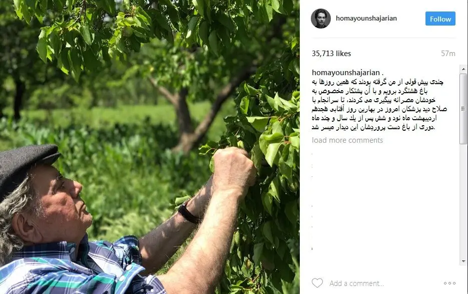 تازه‌ترین عکس‌های محمدرضا شجریان