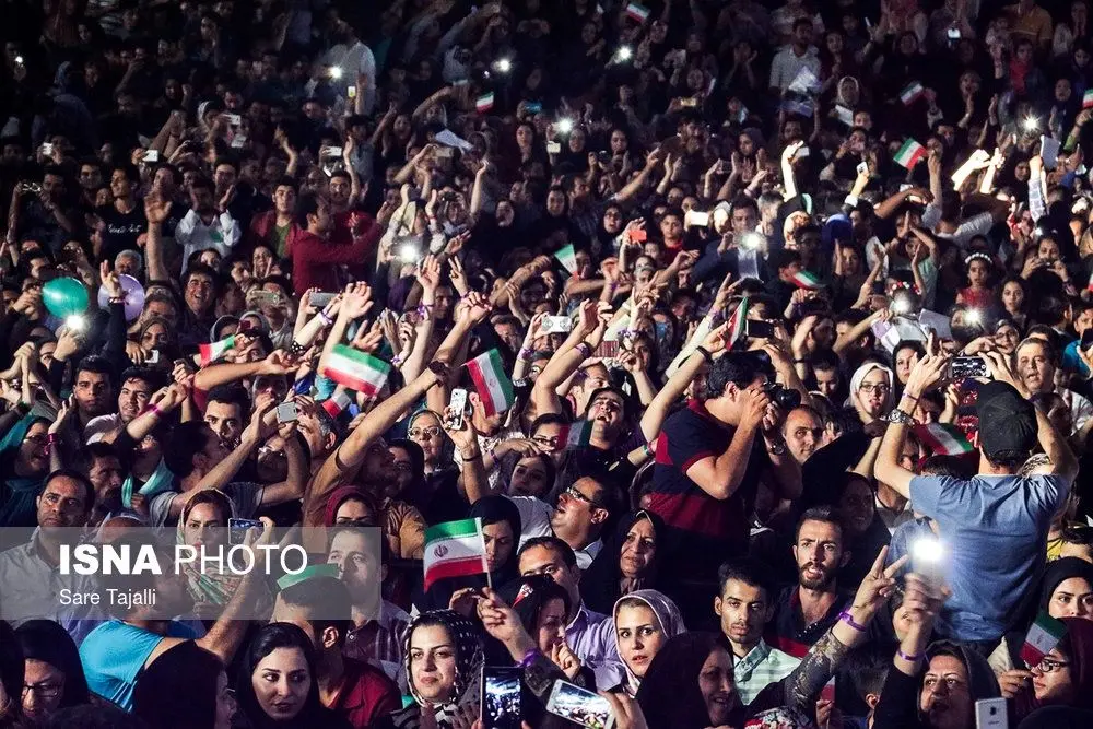 (تصاویر) چهره‌های حاضر در جشن پیروزی روحانی