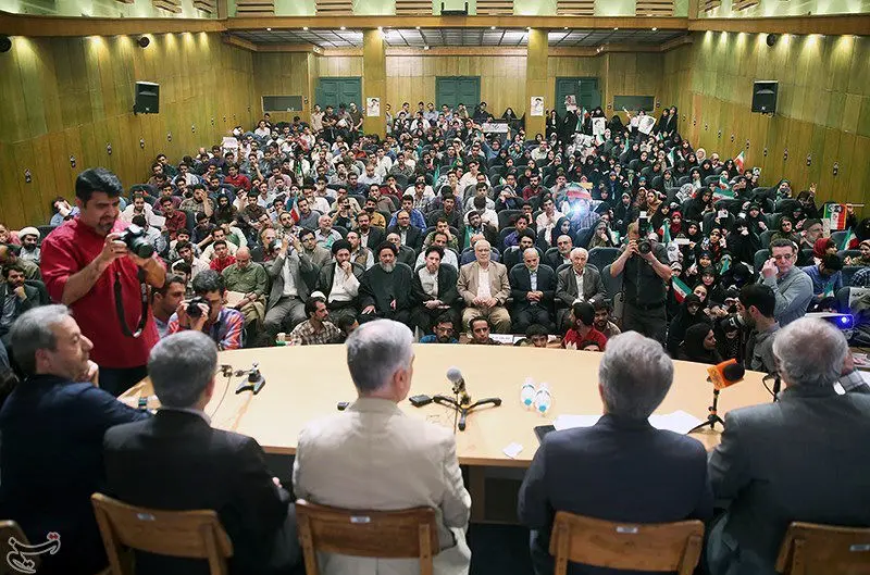 (تصاویر) "نخبگان" حامی رئیسی