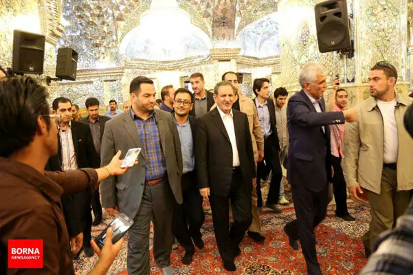 (تصاویر) زیارت جهانگیری از شاهچراغ