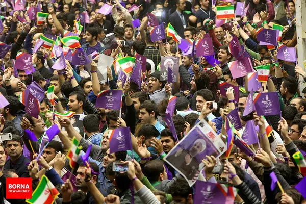 (تصاویر) اجتماع هواداران روحانی در اردبیل
