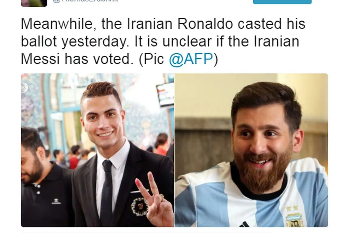 (عکس) بدلِ ایرانی رونالدو سوژه خارجیها شد