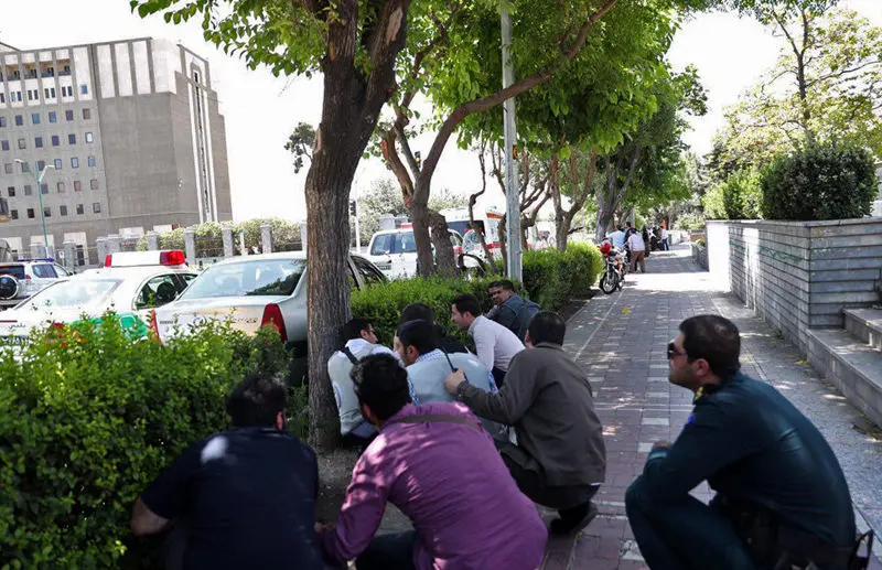 (تصاویر) عملیات ضد تروریستی پلیس در مجلس