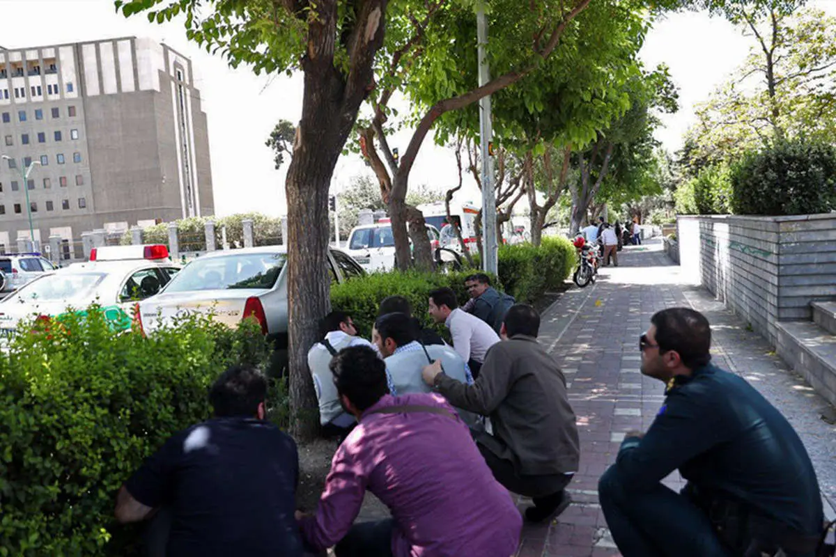 (تصاویر) عملیات ضد تروریستی پلیس در مجلس