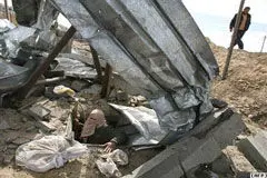 بمباران تونل ارتباطی مصر و غزه